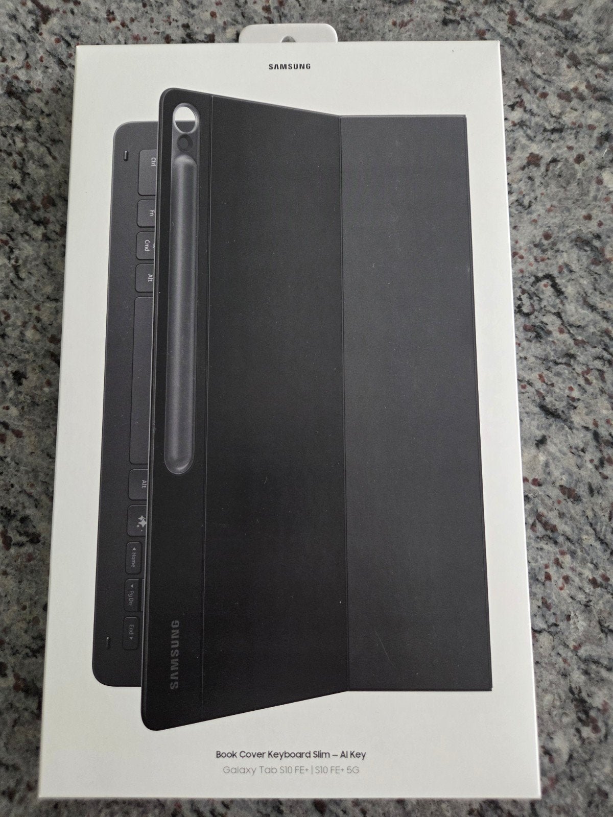 Samsung Book Cover Keyboard Slim - AI Key -Galaxy Tab S10FE+, 10 inch, Nieuw, Bescherming voor- en achterkant, Ophalen of Verzenden