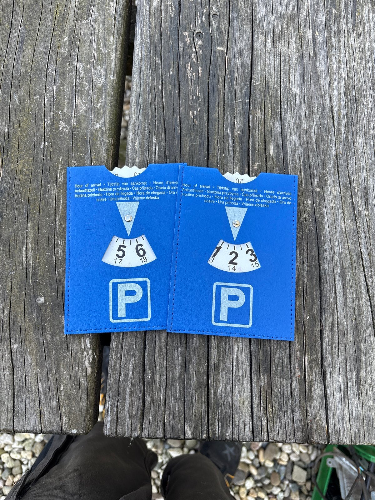 Parkeerschijven (2 stuks) - Handig voor parkeren, Auto diversen, Ophalen of Verzenden, Nieuw