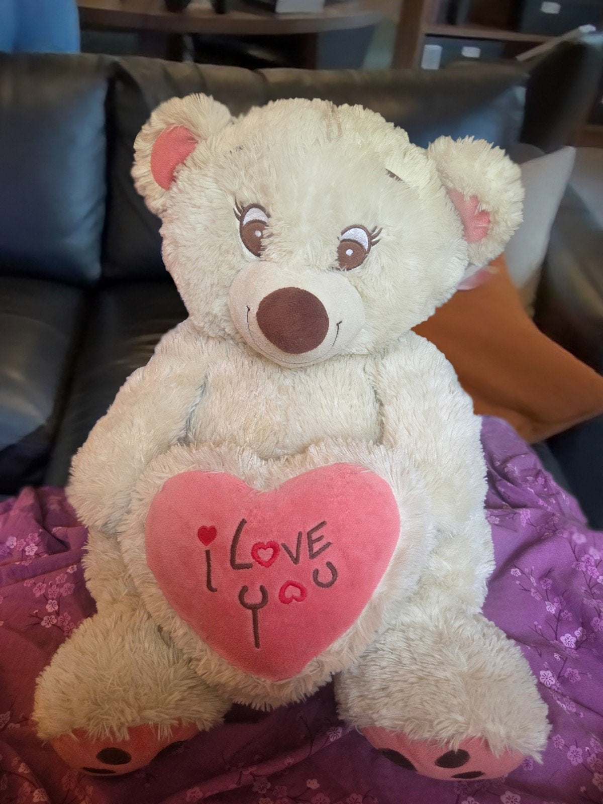 big bear plush, Ophalen of Verzenden, Gebruikt, Stoffen beer, Overige merken