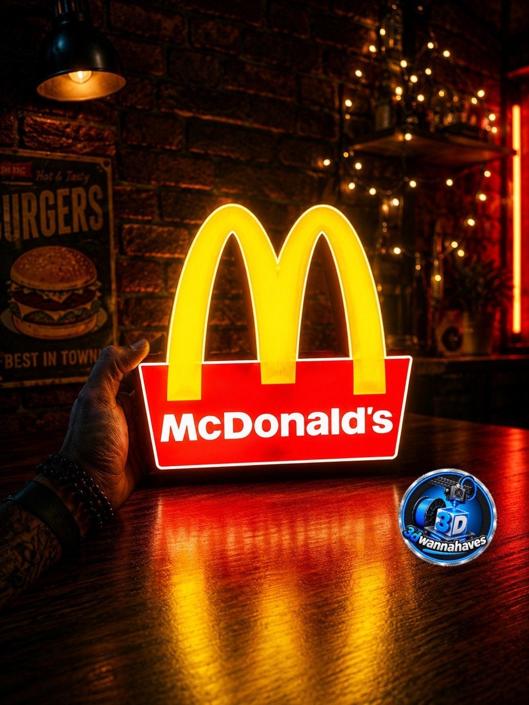 McDonald's Lichtbak - Must-have voor de Fastfood Liefhebber, Ophalen of Verzenden, Nieuw, Lichtbak of (neon) lamp