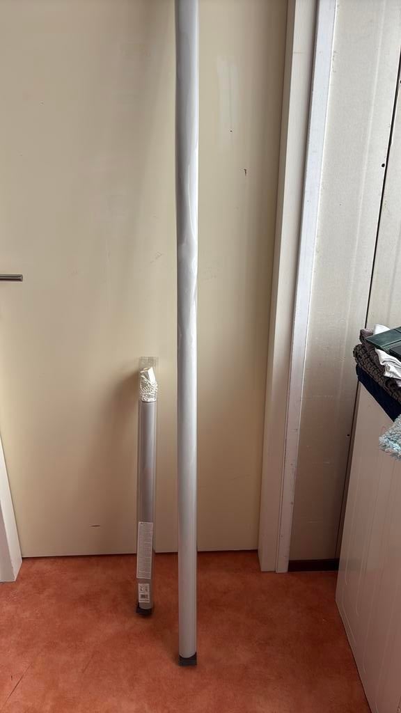 Rolgordijnen 2x, 150 tot 200 cm, Ophalen of Verzenden, Zo goed als nieuw, Grijs