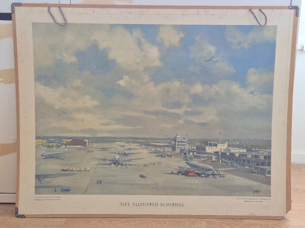 Oude schoolplaat Schiphol, Ophalen, Aardrijkskunde