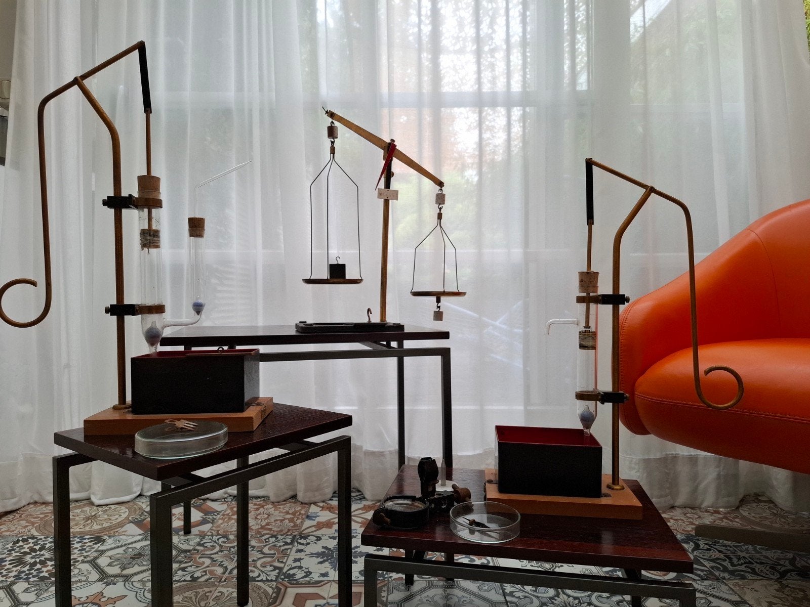 Antieke wetenschappelijke instrumenten, Merkelbach & Co, Antiek en Kunst, Ophalen