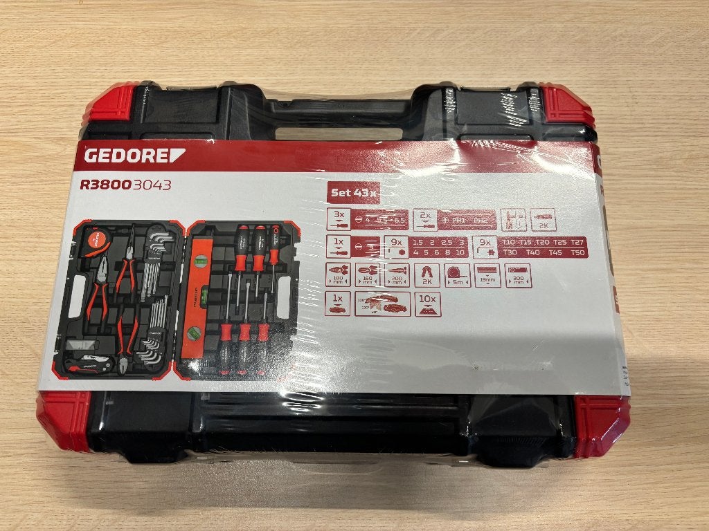 Foto 9 van Gedore RED Gereedschapsset 43-Delig – R38003043