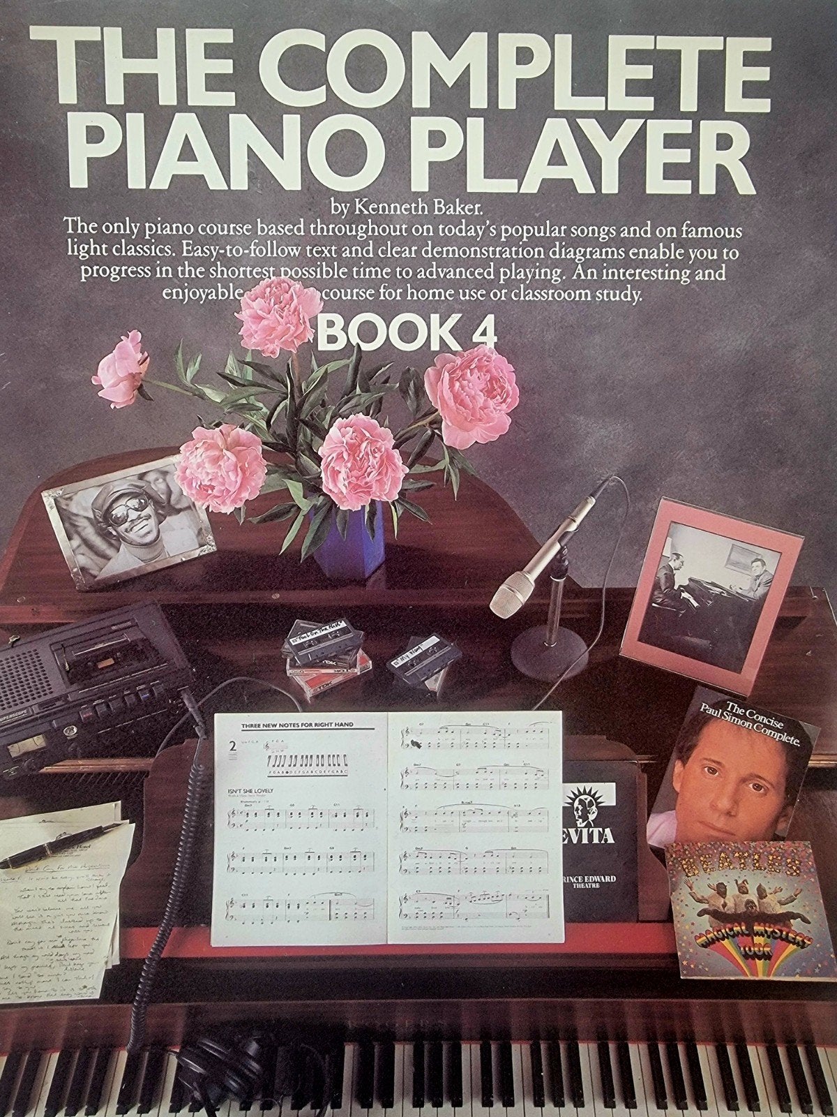 The Complete Piano Player Boek 4 - Kenneth Baker, Gebruikt, Verzenden, Les of Cursus, Piano