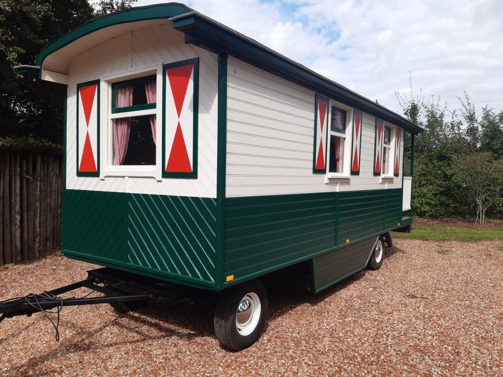 Zeer mooie grote pipowagen,woonwagen, b&b, tiny house., Doe-het-zelf en Verbouw, Ophalen, Zo goed als nieuw