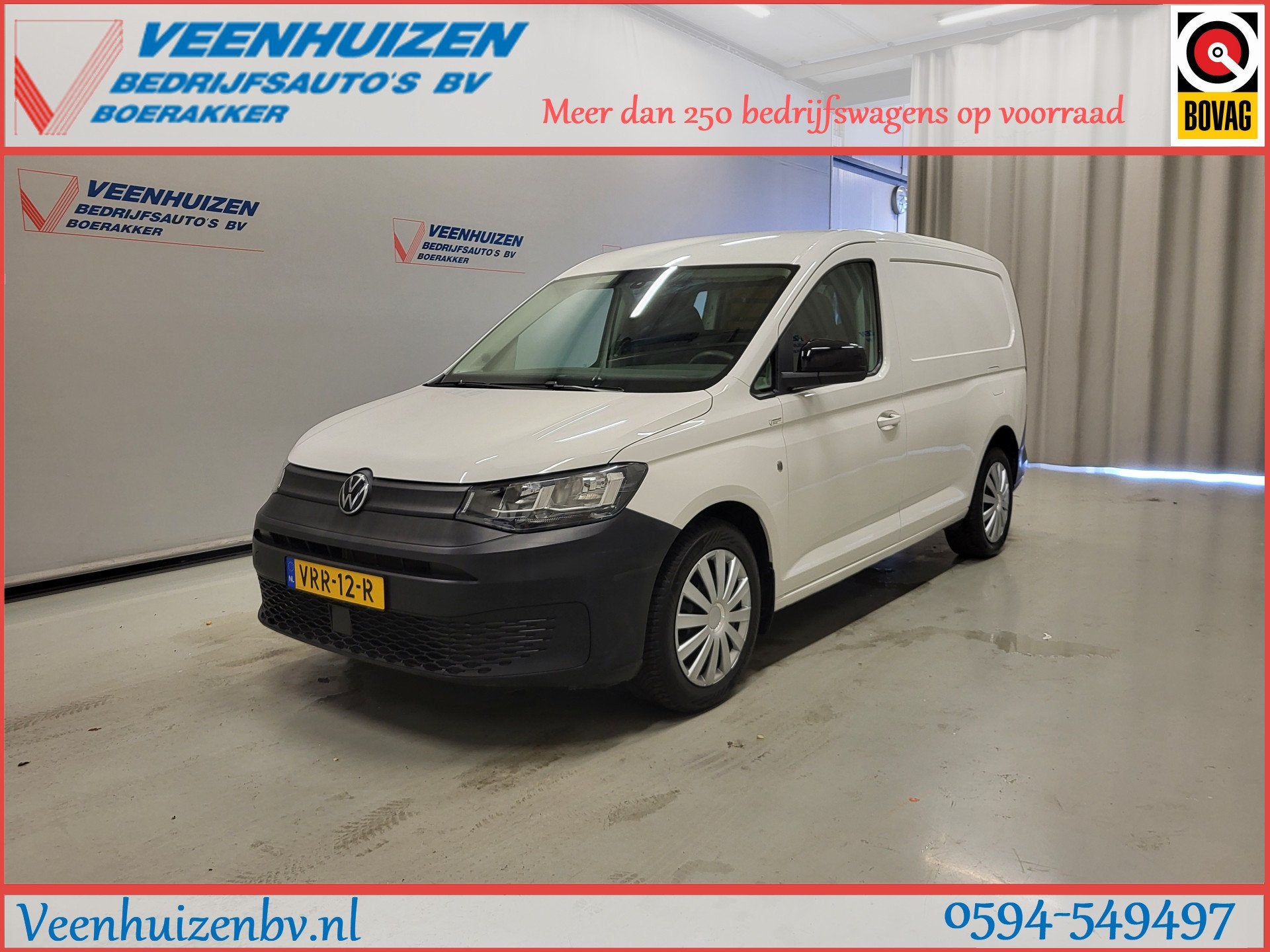 Volkswagen Caddy Cargo Maxi 1.5TGI L2/H1 CNG (bj 2022), Voorwielaandrijving, 15 km/l, Euro 6, CNG (Aardgas)