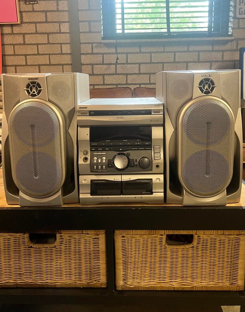 Sony RX900 stereosysteem met 2 speakers, Ophalen, Gebruikt, Sony, 120 watt of meer