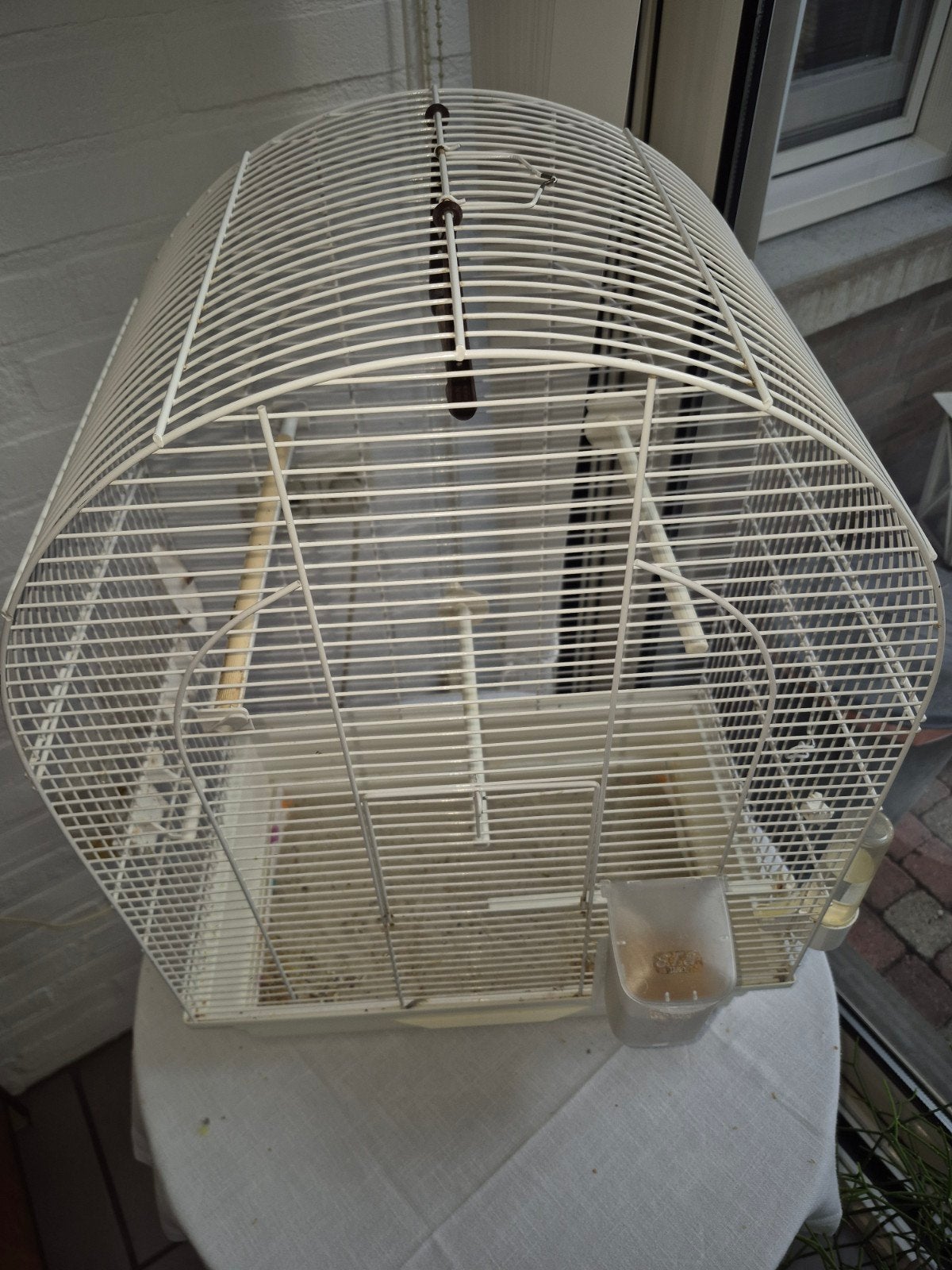 Vogelkooi, Ophalen, Zo goed als nieuw, Metaal, Vogelkooi
