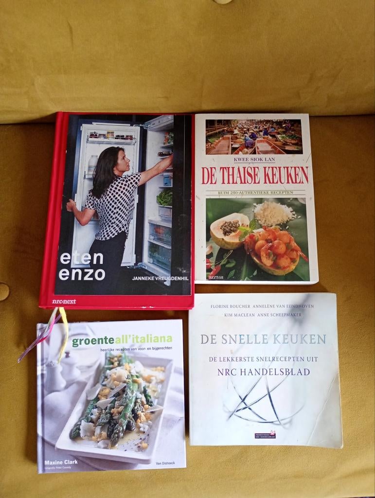 Kookboeken set, Boeken, Kookboeken, Janneke Vreugdenhil, Kwee Siok Lan, Maxine Clark, Azië en Oosters, Hoofdgerechten, Ophalen of Verzenden