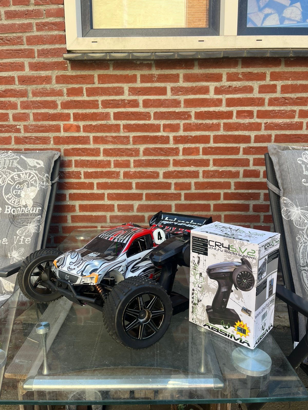 HPI Trophy Truggy 4.6 Rtr 2.4ghz, Ophalen, Auto offroad, Zo goed als nieuw, Schaal 1:8