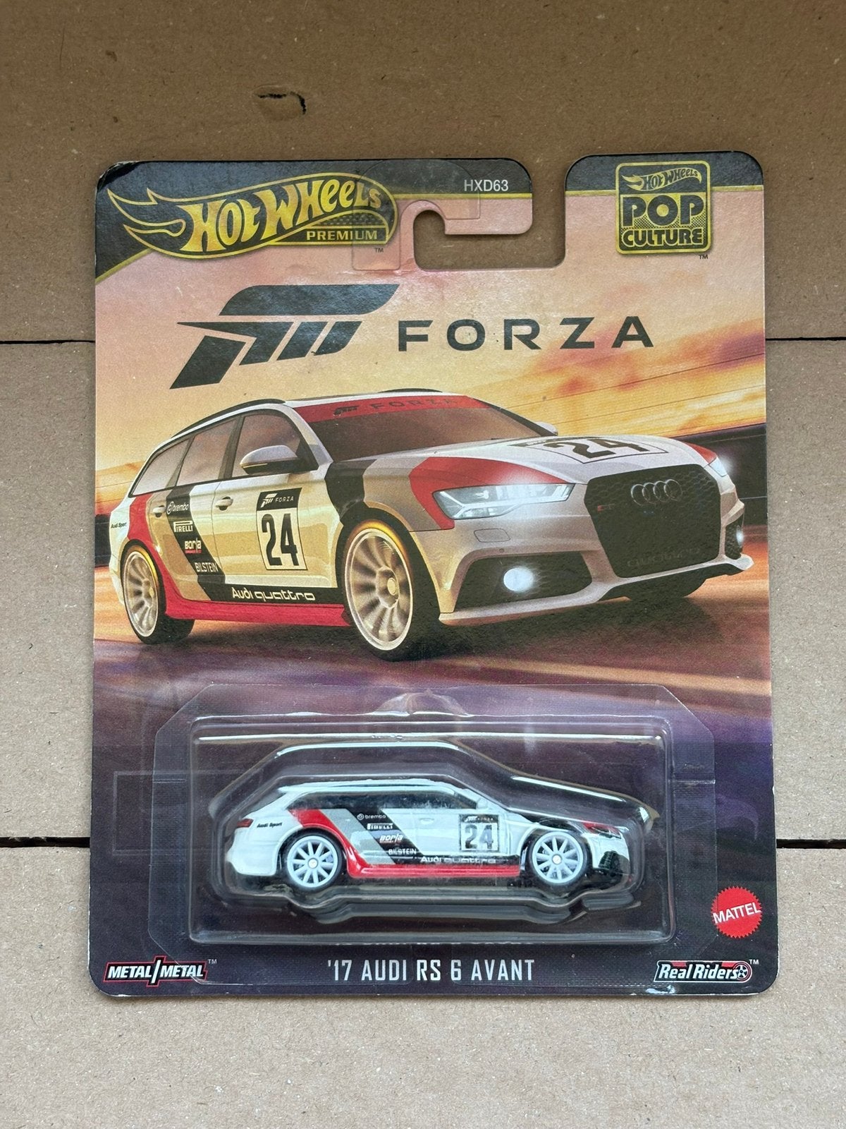 Hot Wheels Premium Audi Rs6, Ophalen of Verzenden, Zo goed als nieuw, Auto