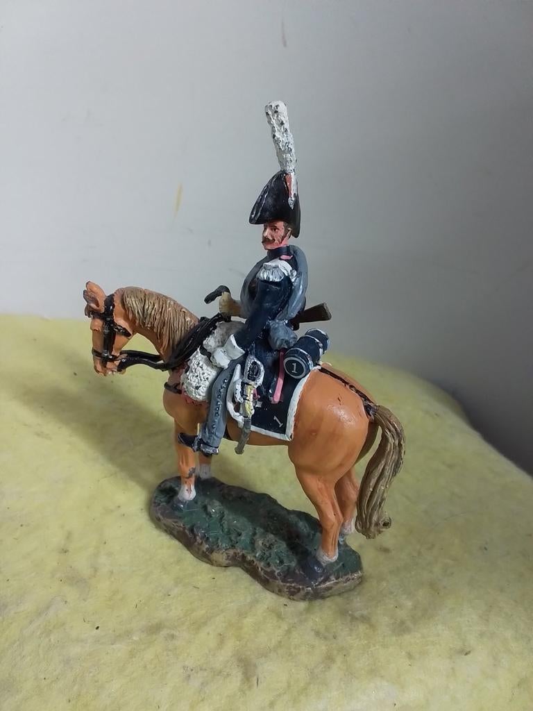 10047) mooi gietijzer beeldje DUTCH Caraboniers 1815, Ophalen of Verzenden, Landmacht, Nederland