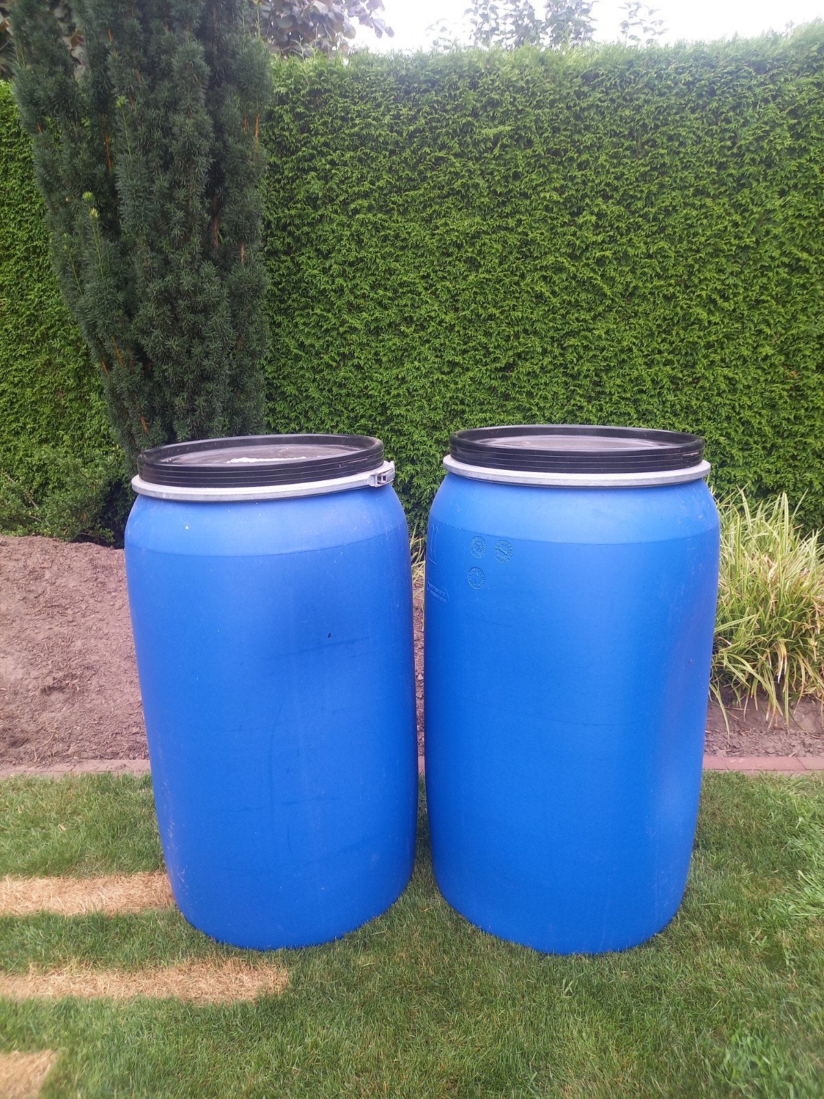 Blauwe Vaten met Deksel en Klemband 220L, Ophalen, Overige typen