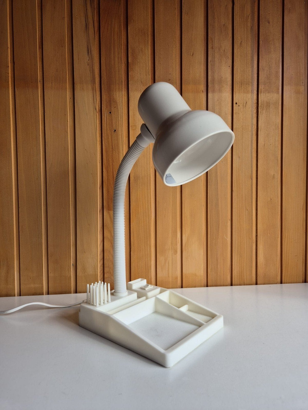 Vintage bureaulamp, Ophalen of Verzenden, Kunststof