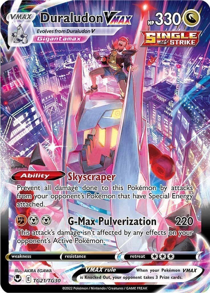 Silver Tempest - Trainer Gallery » Duraludon VMAX TG21/TG30, Ophalen of Verzenden, Nieuw, Losse kaart