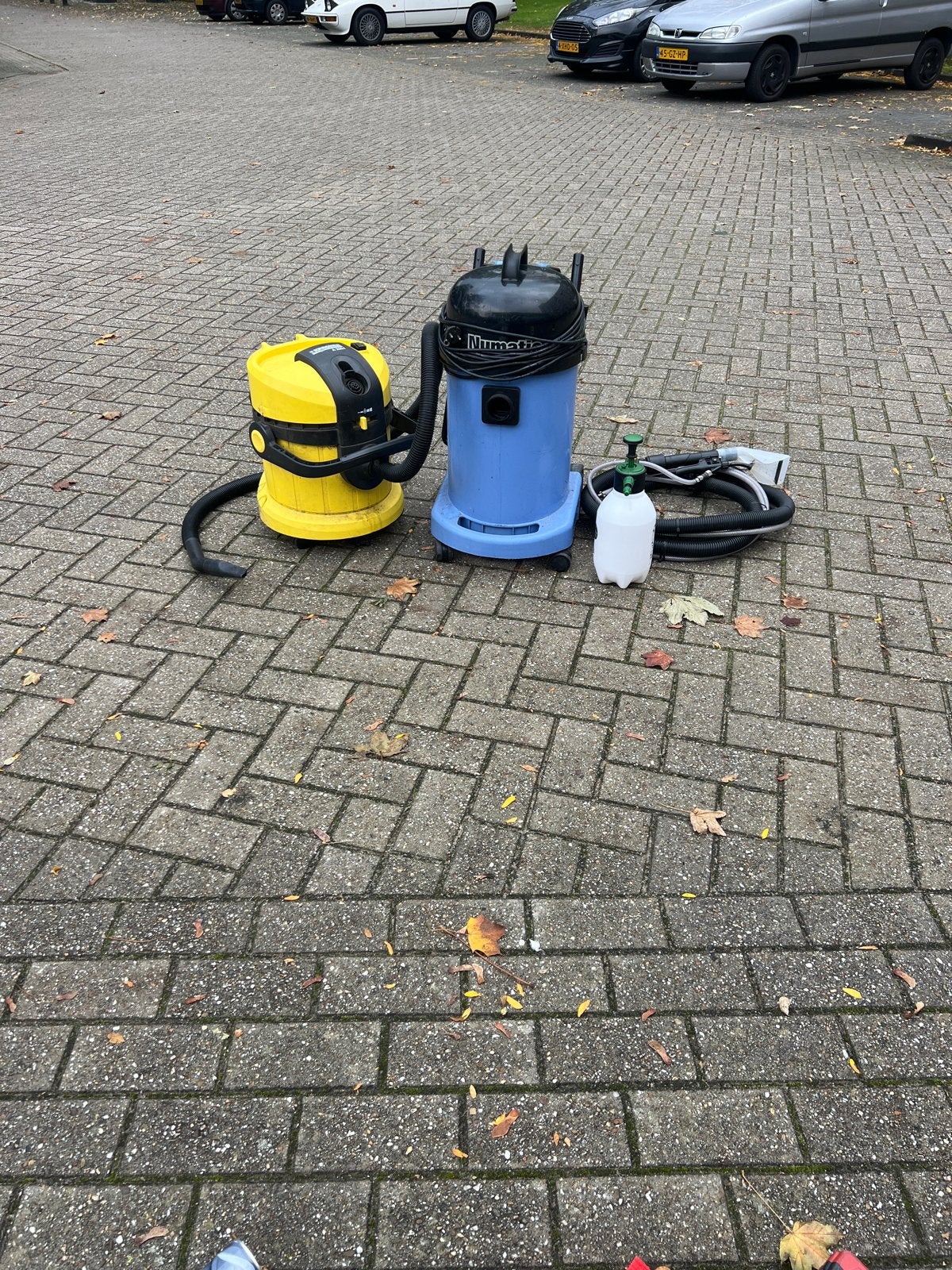 Professionele stofzuigerset - Numat & Kärcher, Inclusief accessoires, Gebruikt, Numatic, Ophalen of Verzenden