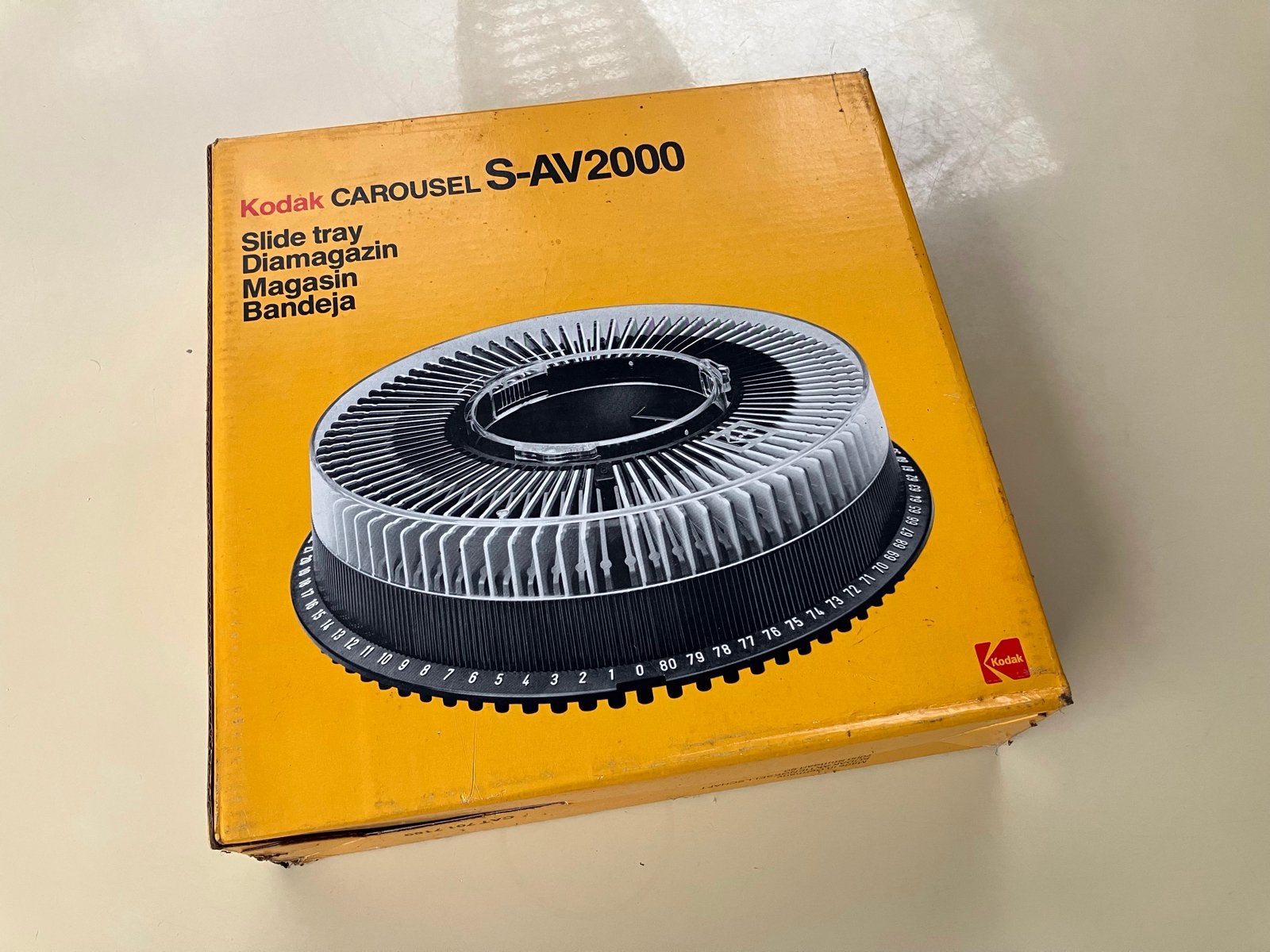 Kodak Carousel S-AV2000 Diamagazin Slide Tray 16 stuks, Ophalen, Gebruikt