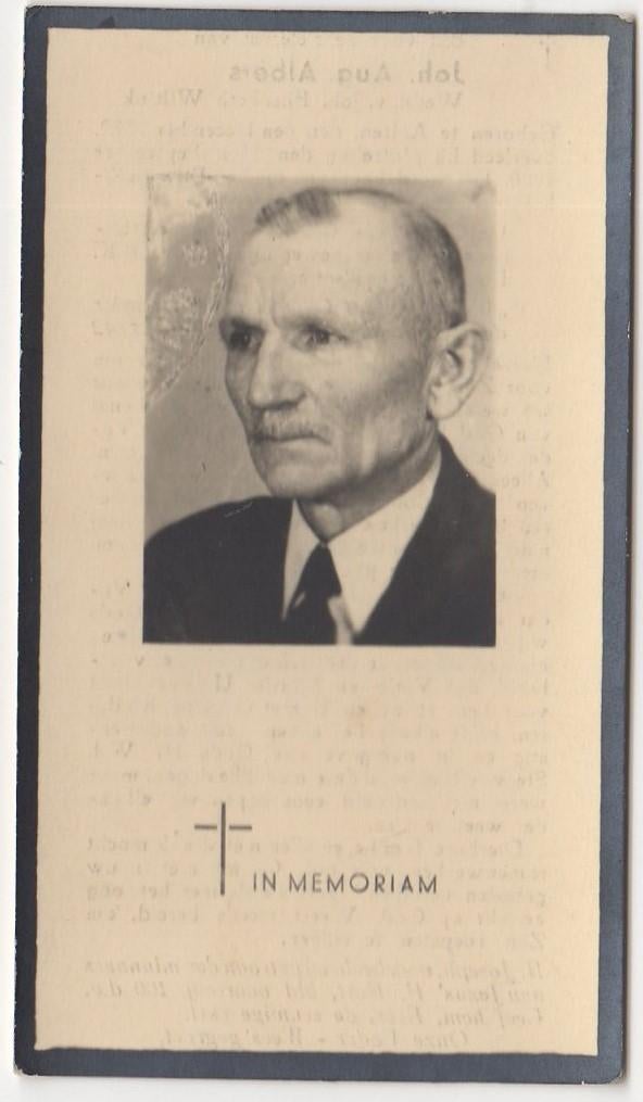 Johannes Aug. Albers 1879 Aalten + 1946 Aalten, 66 jaar oud, Verzenden