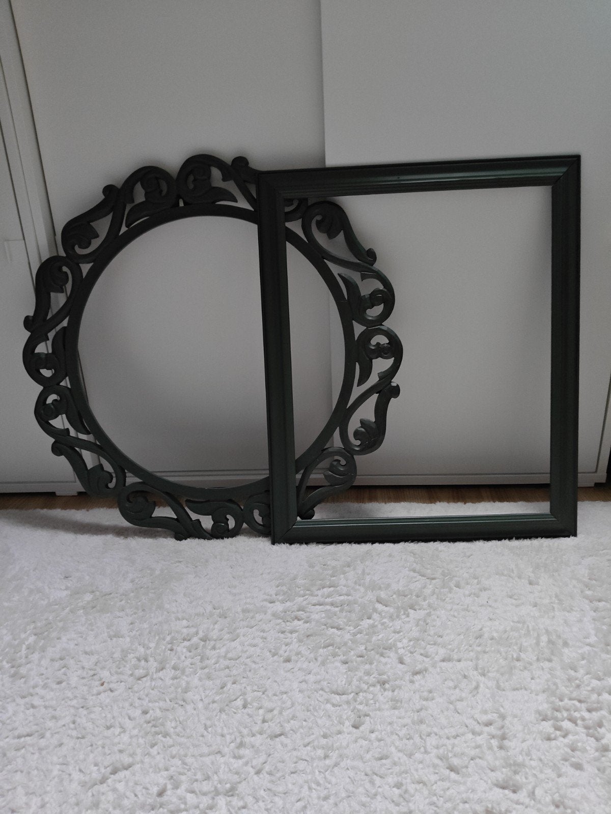 Decoratie/ sierlijsten, donkergroen, Ophalen