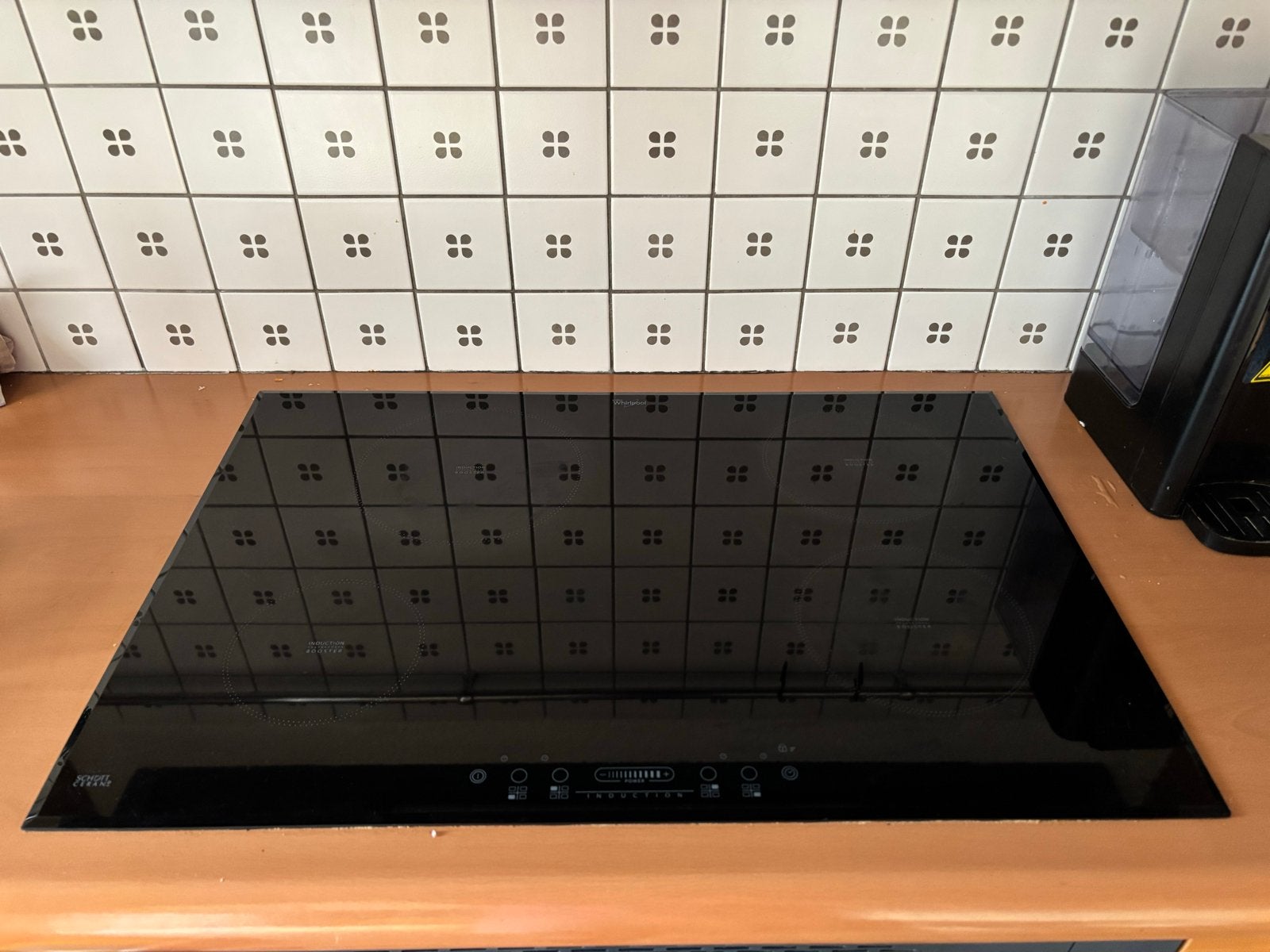 Whirlpool Schott ceran Inductie Kookplaat - 4 Kookzones, Ophalen, Gebruikt, 4 kookzones, Inbouw