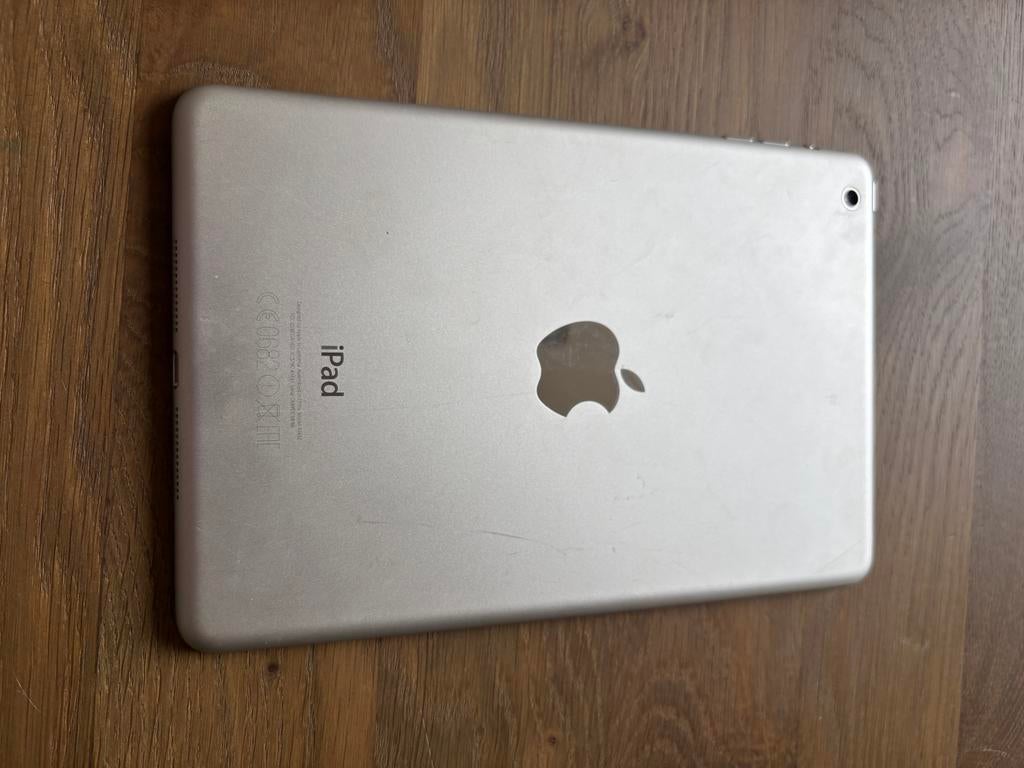 iPad mini, Computers en Software, Apple iPads, Gebruikt, Ophalen of Verzenden, Zilver, 7 inch of minder