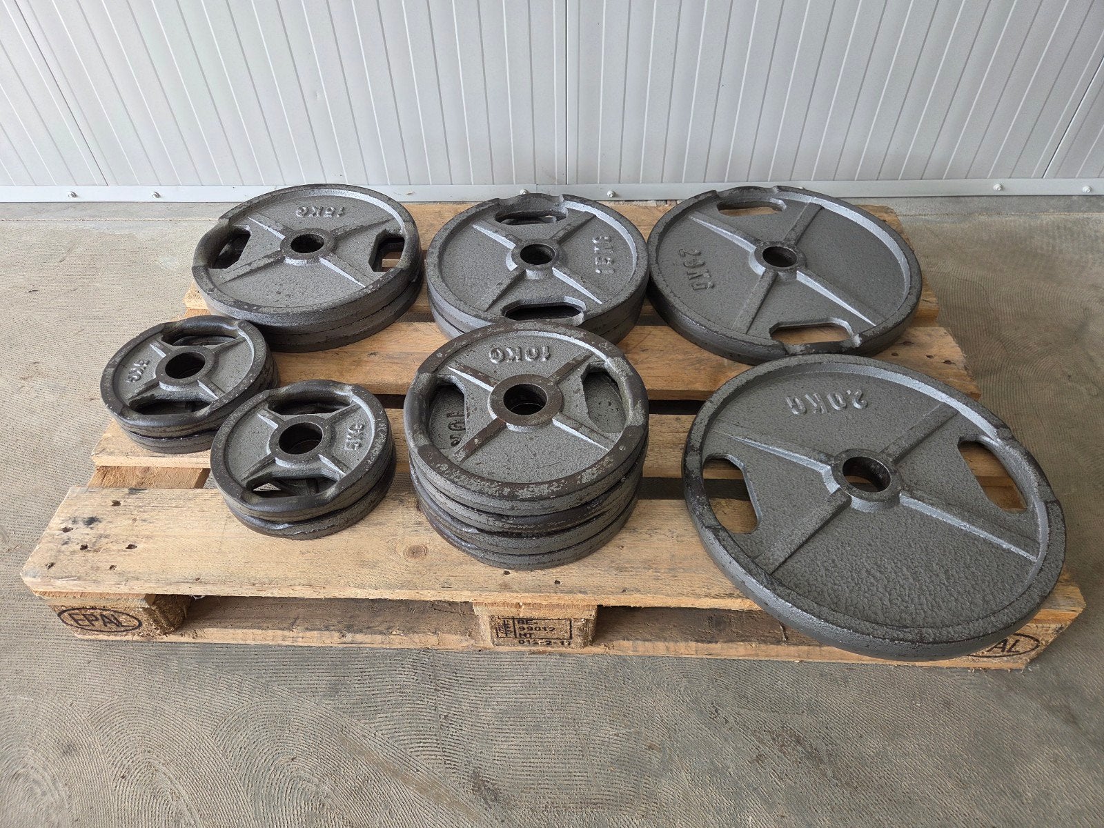 plates gewichten 50mm 160kg, Ophalen