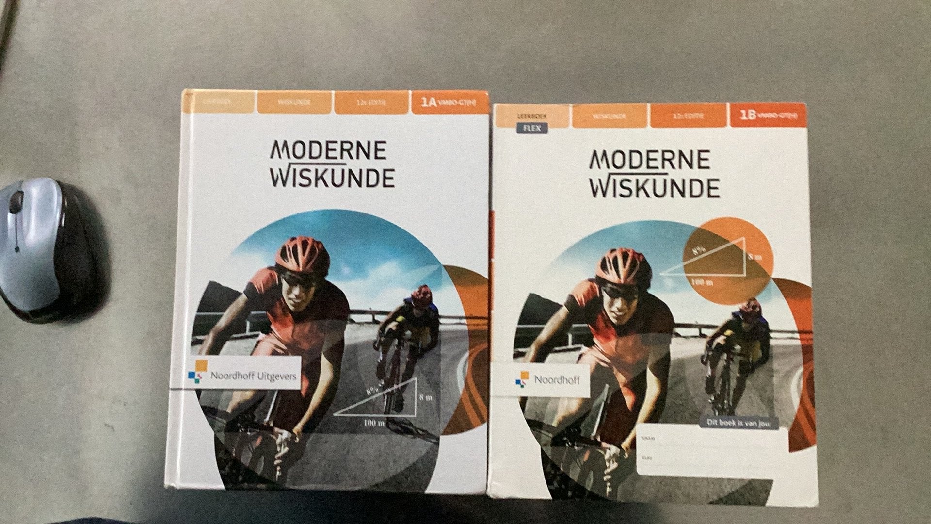 Moderne wiskunde 12e editie 1A en 1B vmbo-gt(h), Ophalen of Verzenden, Zo goed als nieuw, VMBO