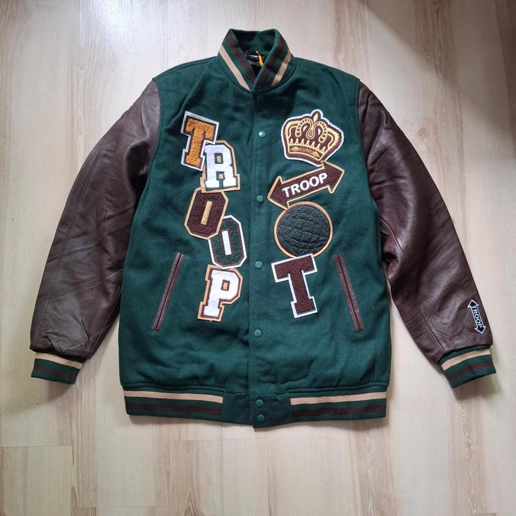 Vintage Troop World of Troop Royal Varsity Jacket, Maat 52/54 (L), Verzenden, Nieuw, Troop