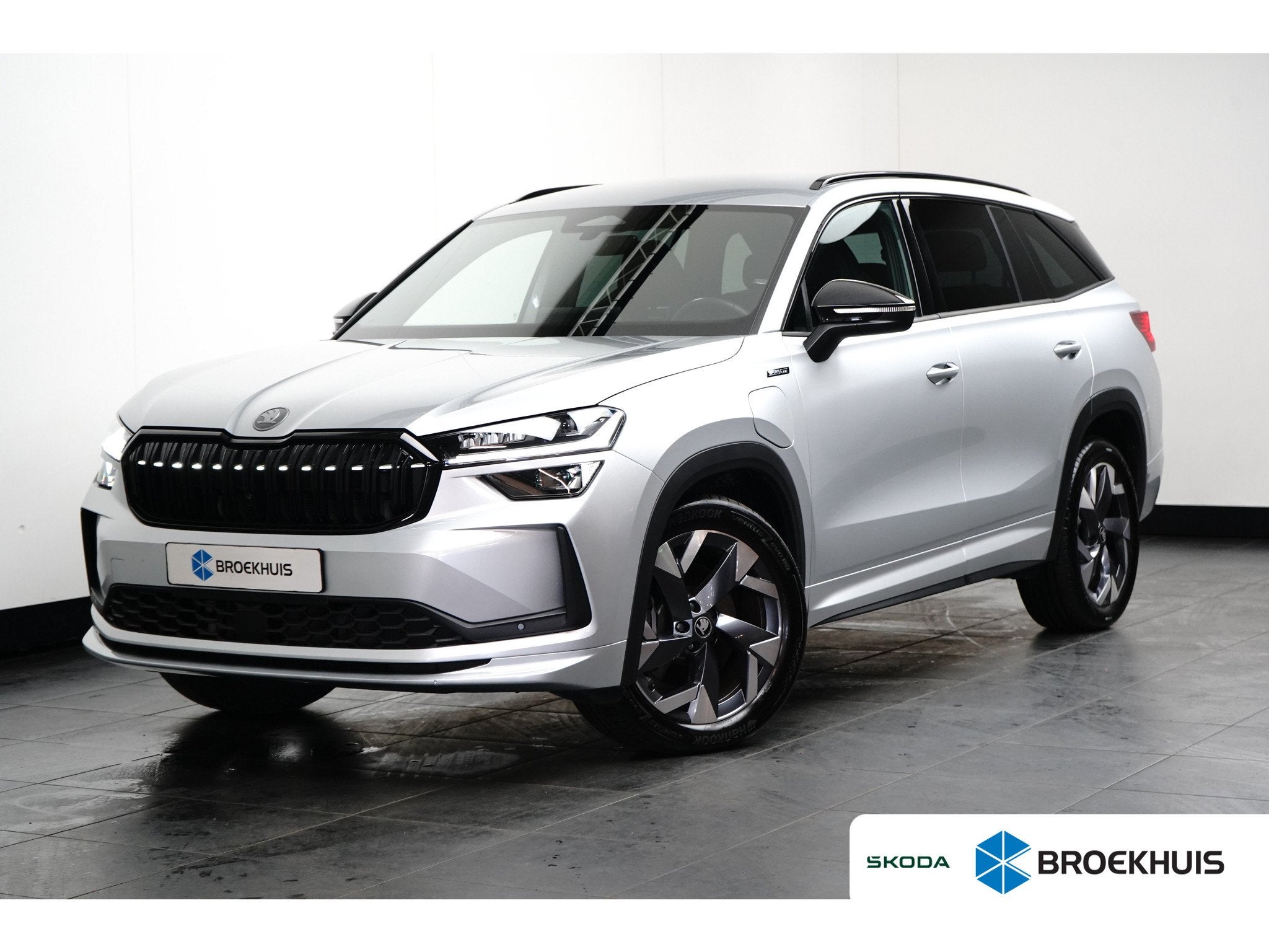 Skoda Kodiaq 1.5 TSI iV 204pk Sportline, Auto's, 4 cilinders, Bedrijf, 1817 kg, Zilver of Grijs