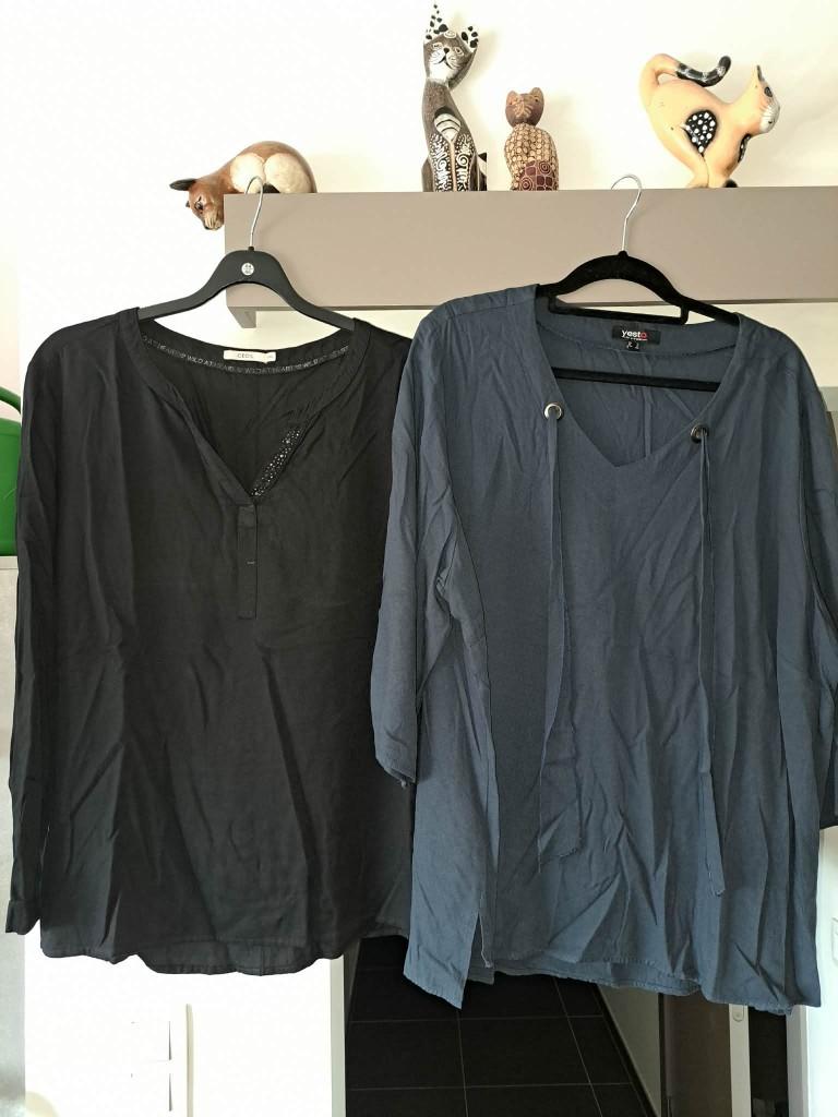 Cecil, en/of Yesta, blouse / tuniek, lange mouw, XXL, nieuw!, Kleding | Dames, Grote Maten, Ophalen of Verzenden, Nieuw, Blauw