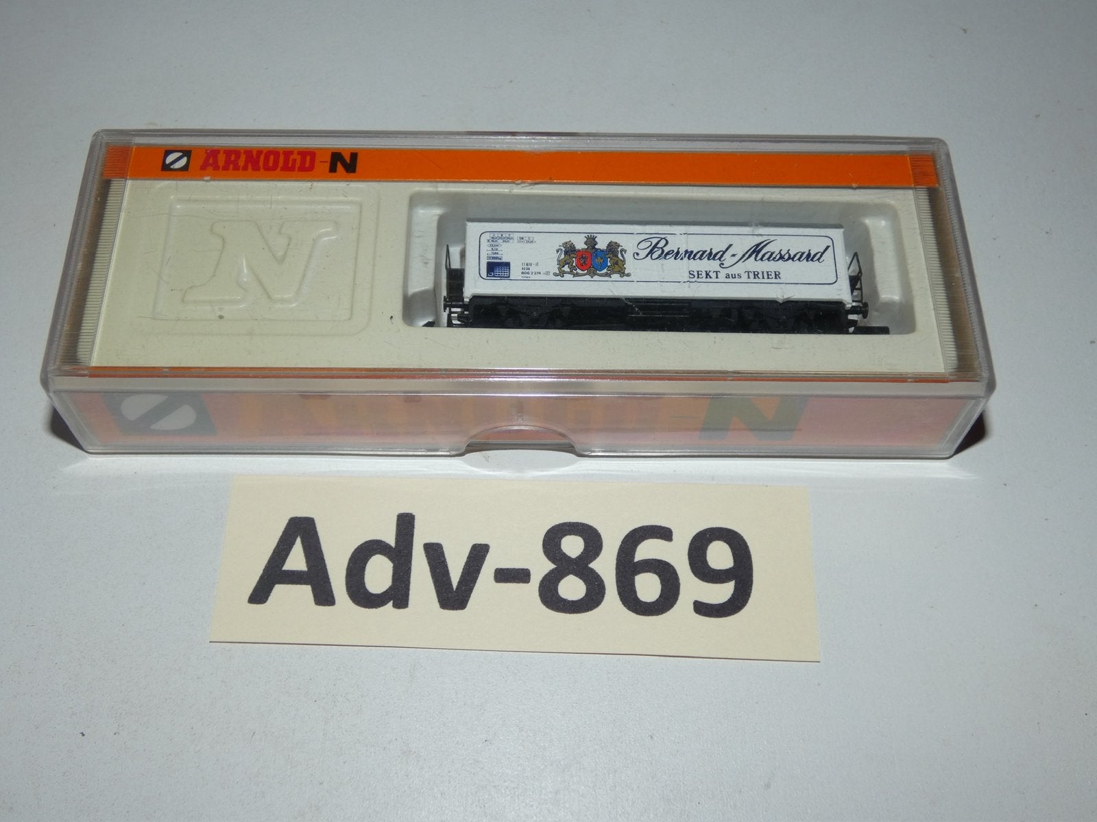 Adv-869 N Spoor poor KoelwagonBernhard Massard 4518-46 Arnho, Arnold, Gebruikt, Gelijkstroom, Wagon