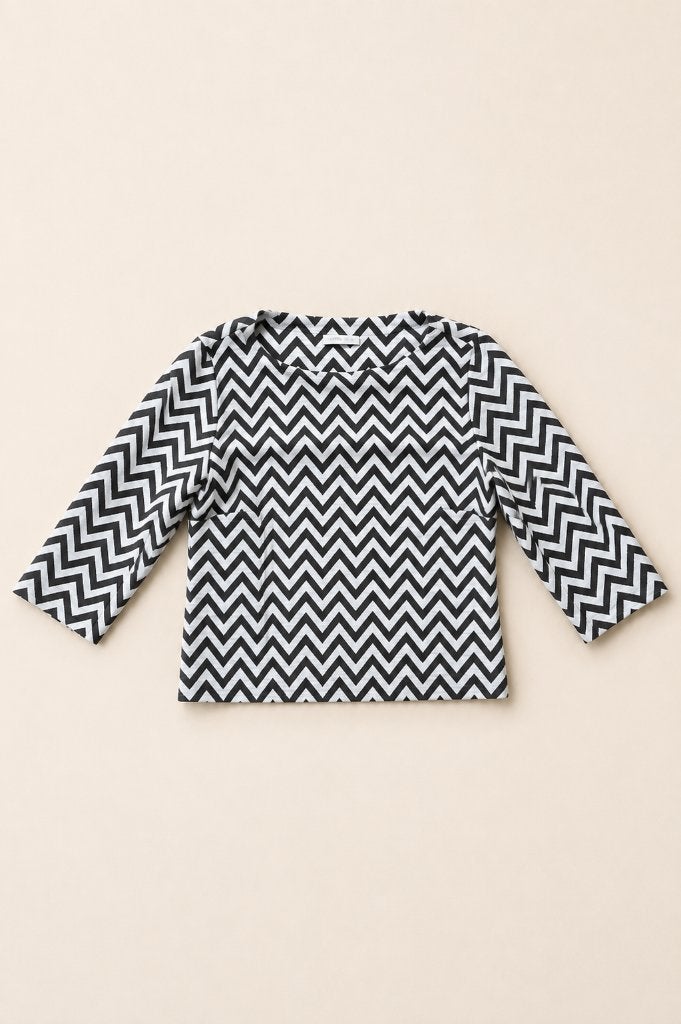 Sissy-Boy Special Basics Zigzag Top, Kleding | Dames, Meerkleurig, Maat 42/44 (L), Sissy-Boy, Ophalen of Verzenden