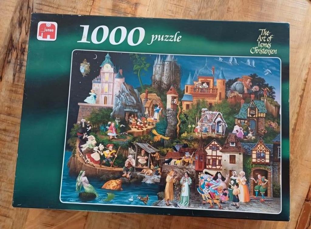 Sprookjes puzzel 1000, Ophalen, 500 t/m 1500 stukjes, Zo goed als nieuw