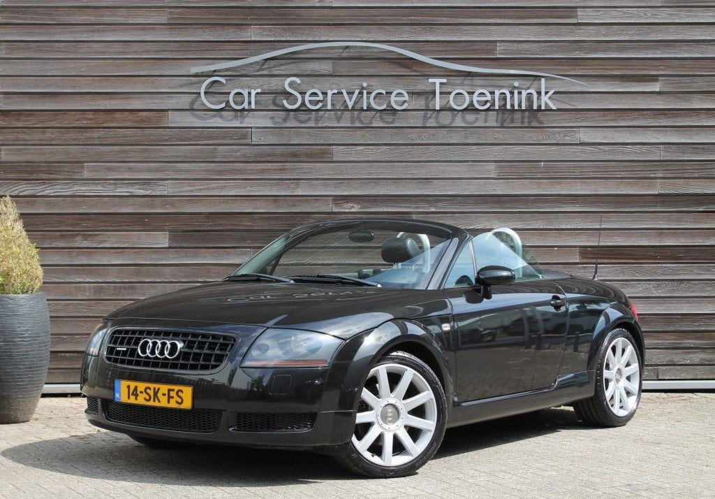 Audi TT Roadster 1.8 5V Turbo Quattro / NL auto / Xenon / BO, Auto's, Audi, Gebruikt, 4 cilinders, Cabriolet, Zwart