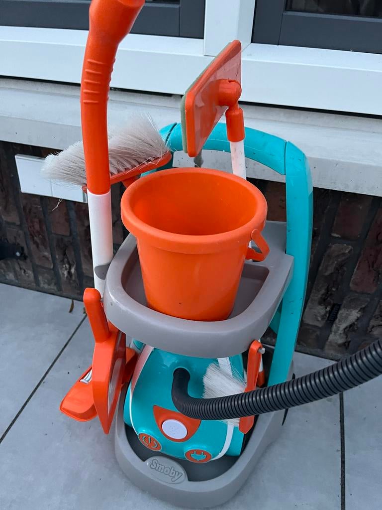 Smoby Speelgoed Schoonmaakset met Stofzuiger, Kinderen en Baby's, Speelgoed | Overig, Ophalen of Verzenden, Gebruikt, Jongen of Meisje