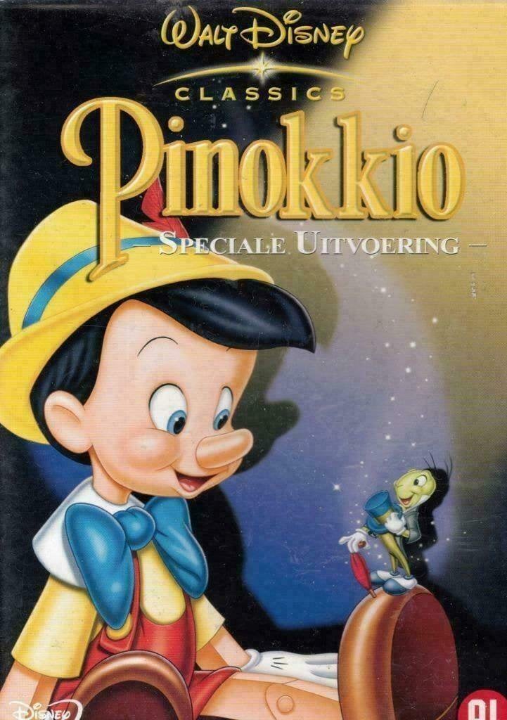 Pinokkio DVD, Tekenfilm, Ophalen of Verzenden, Zo goed als nieuw, Alle leeftijden