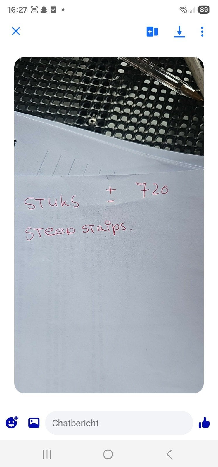 steenstrips, Ophalen