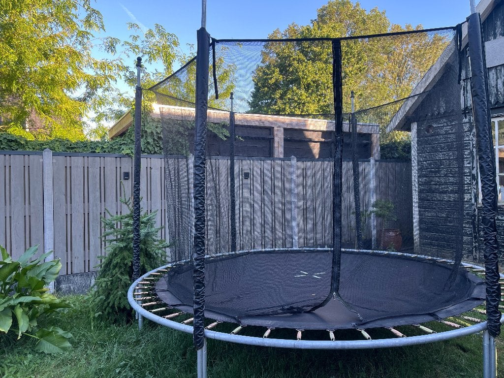 Te koop trampoline 300 cm, Ophalen, Gebruikt