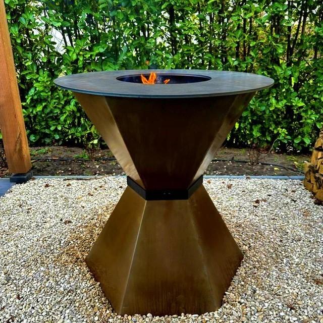 BBQ Huren 100cm | Cortenstaal Sfeervolle BBQ, Tuin en Terras, Ophalen, Zo goed als nieuw, Orbit