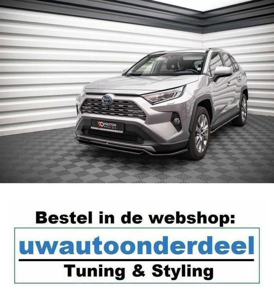 Maxton Spoiler Voorspoiler Lip Splitter Voor Toyota RAV4 MK5, Verzenden