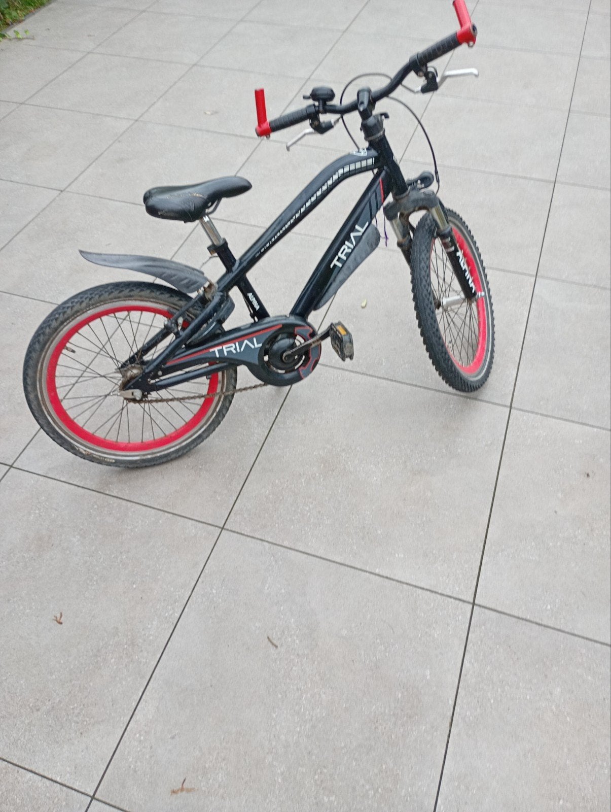 Alpina Trial 20 inch kinderfiets zwart/rood, Ophalen, Gebruikt, Staal