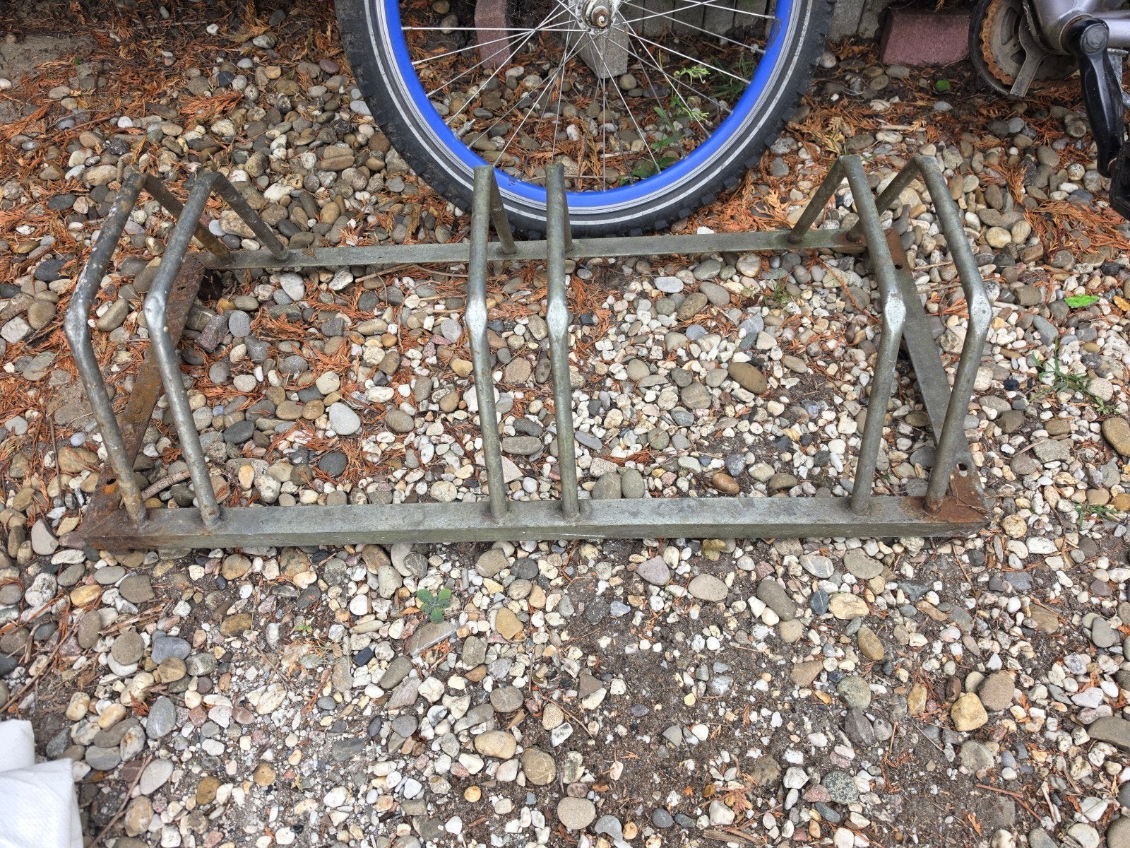 Fietsenrek voor 3 fietsen, Ophalen, Gebruikt