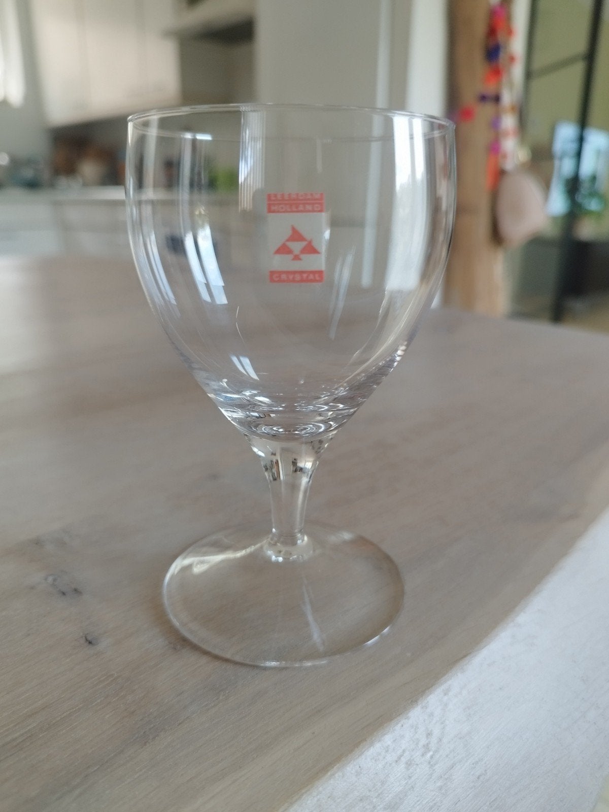 Set van 2 vintage kristallen wijnglazen – Royal Leerdam, Ophalen of Verzenden, Zo goed als nieuw, Overige typen