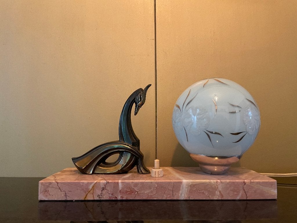 tafellampje,dressoirlamp, Art-Deco antiek, Antiek en Kunst, Antiek | Lampen, Ophalen of Verzenden