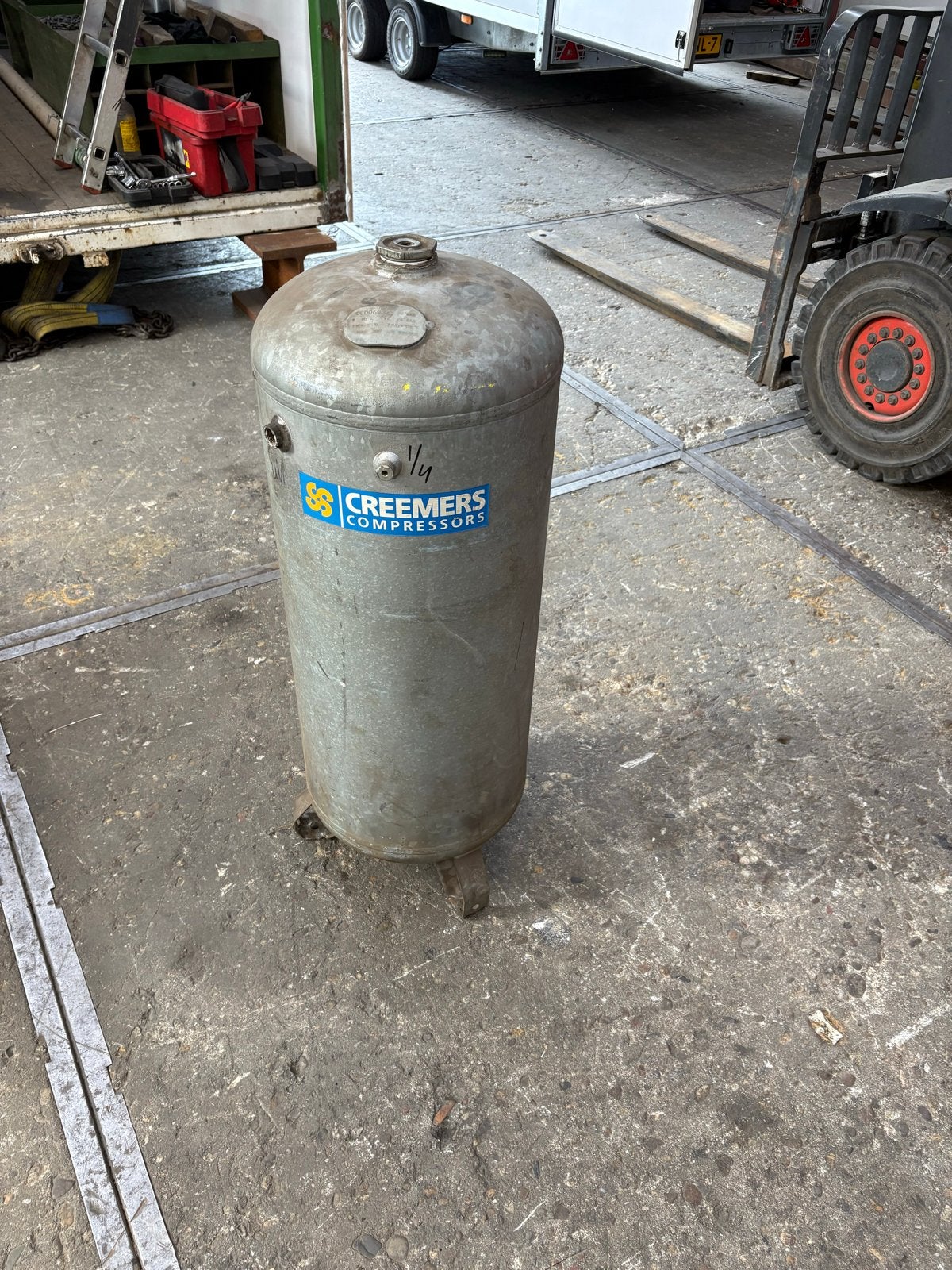 Creemers Compressor Luchttank - 90L, 10 Bar, Ophalen of Verzenden