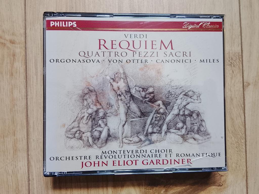 Verdi Requiem Gardiner Philips 2 Cd's Als Nieuw 5 euro, Boxset, Ophalen of Verzenden, Zo goed als nieuw, Romantiek