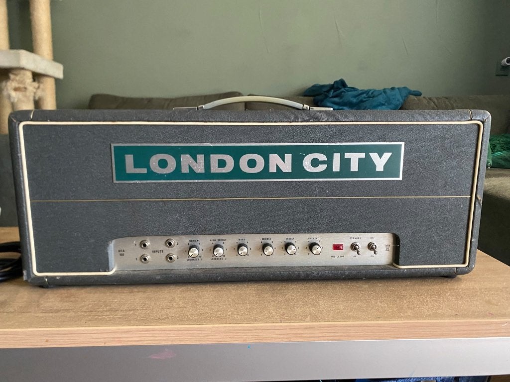 London City DEA 100 Opknapper met storing, Muziek en Instrumenten, Ophalen, Gebruikt, Gitaar, 100 watt of meer