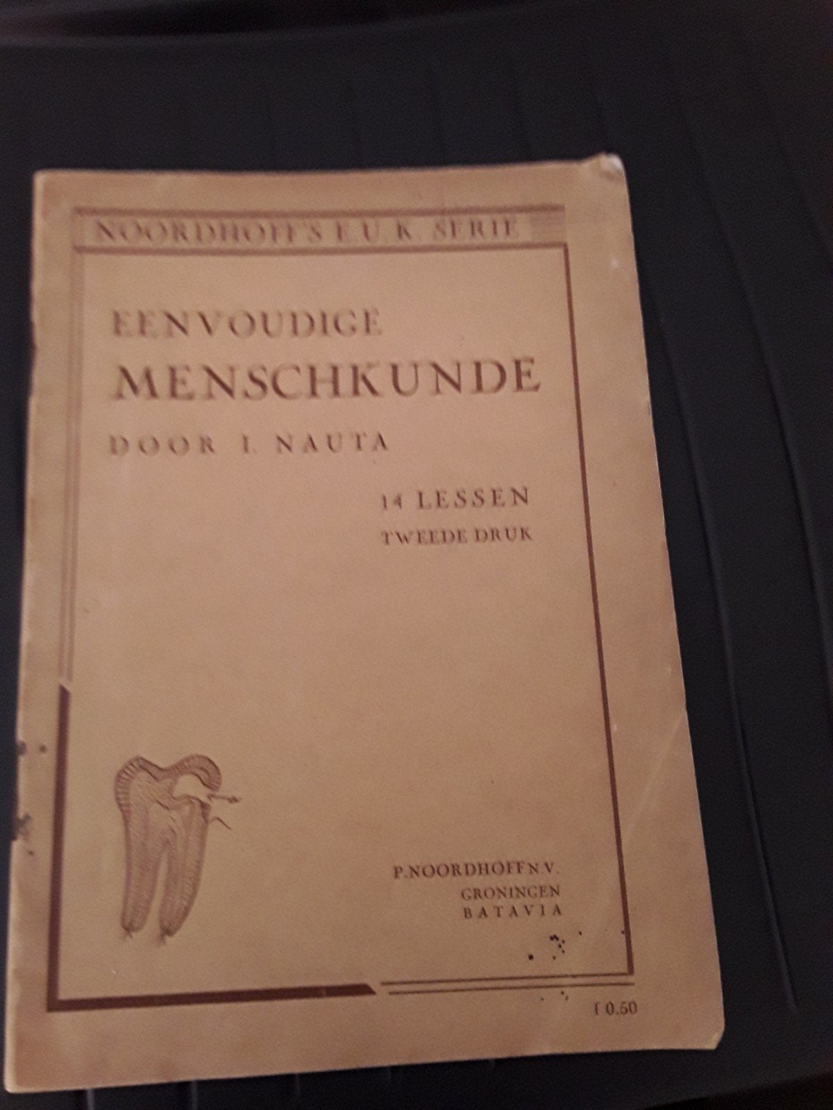 Mensschkunde  boekje is uit 1934, Boeken, Ophalen of Verzenden, Gelezen, Gezondheid en Conditie