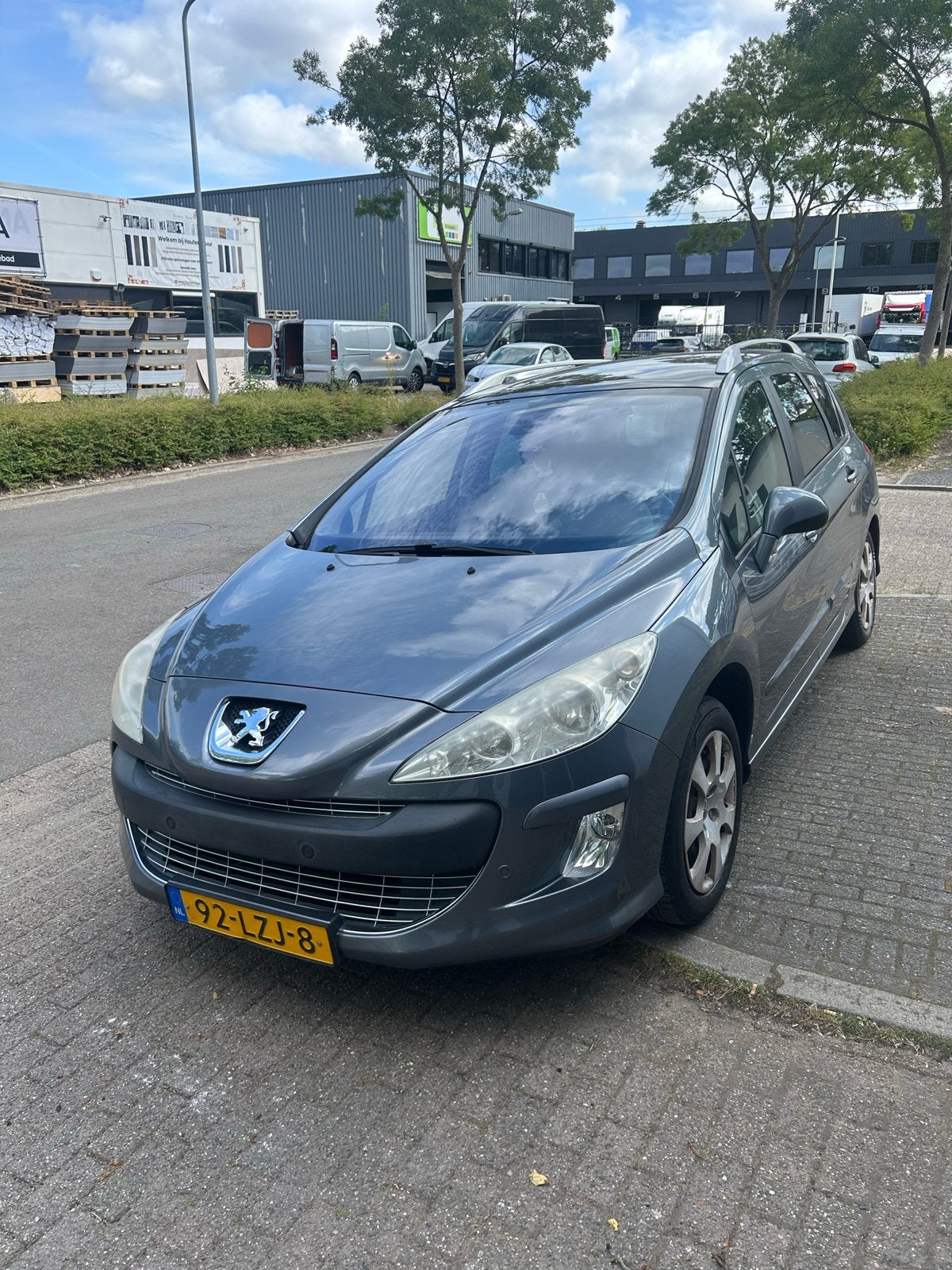 Peugeot 308 1.6 VTI 16V SW 7P 2010 Grijs, Auto's, Voorwielaandrijving, 15 km/l, 4 cilinders, 7 stoelen
